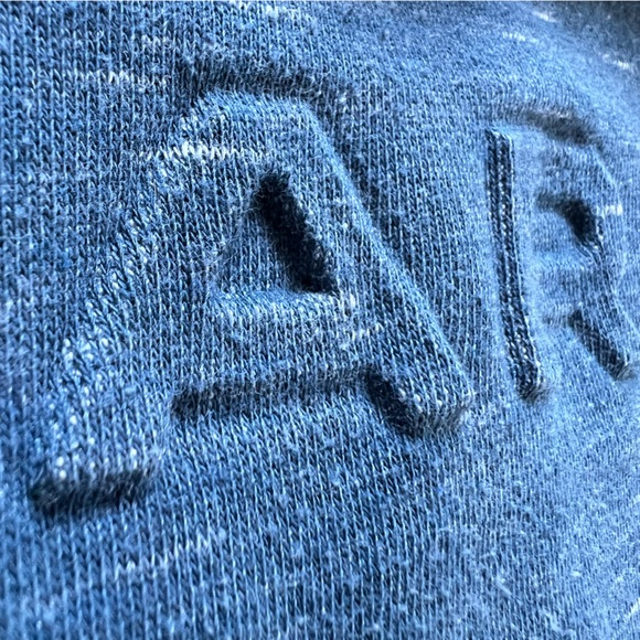 Ariat Women's REAL Logo Hoodie French Terry Cloth Blue size Medium - Picture 5 of 10